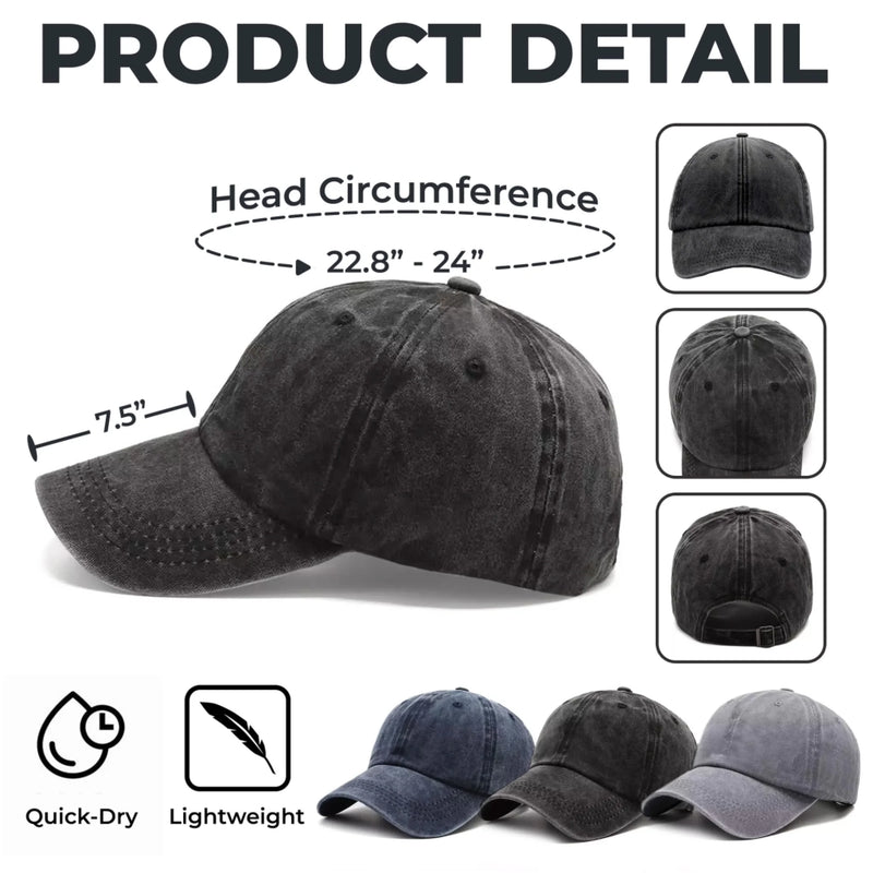 Custom Cap - Personalized Father's Day Birthday Gifts For Dad, Grandpa - Dad Is Always My Hero