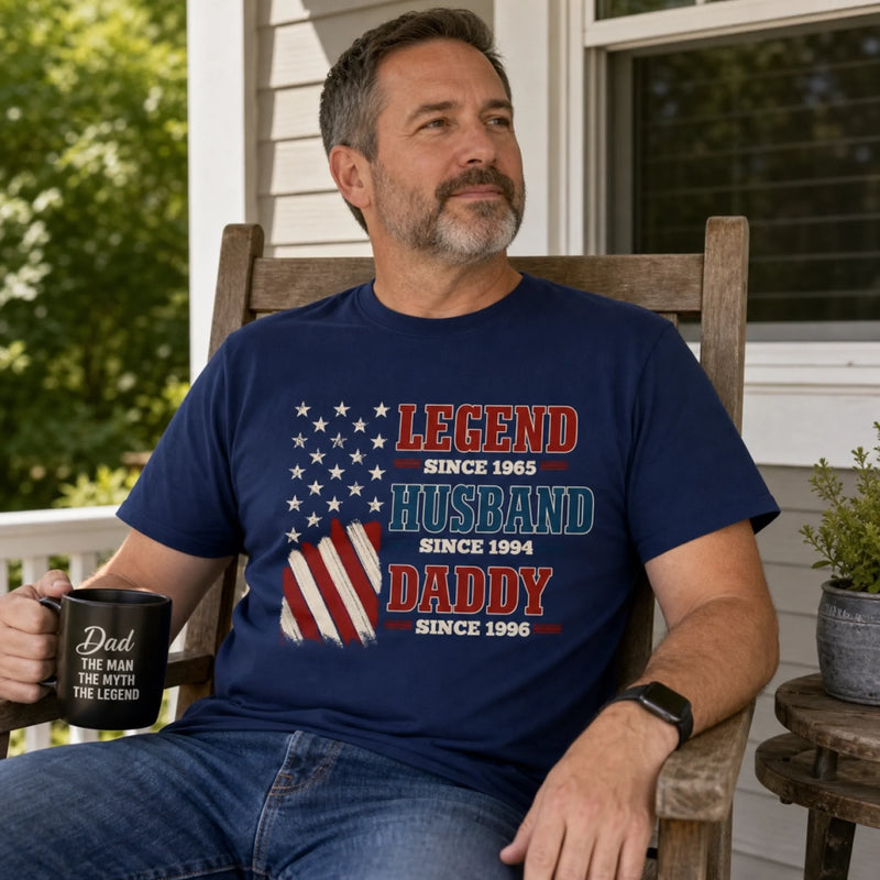 Custom T-shirt, Hoodie - Personalized Father's Day Birthday Gifts For Dad, Grandpa - Built Tough Loved Deeply