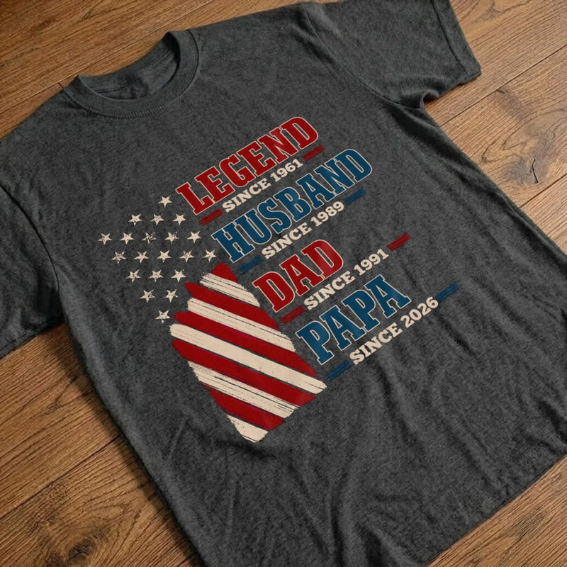 Custom T-shirt, Hoodie - Personalized Father's Day Birthday Gifts For Dad, Grandpa - Built Tough Loved Deeply