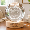 Custom Crystal Ball Night Light - Personalized  Birthday Gifts For Teachers - A Teacher’s Guiding Light