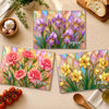 Custom Tempered Glass Cutting Board - Personalized Birthday Gifts For Her, Friends, Sisters, Daughters, Mom, Grandma - Strong Beautiful Unstoppable