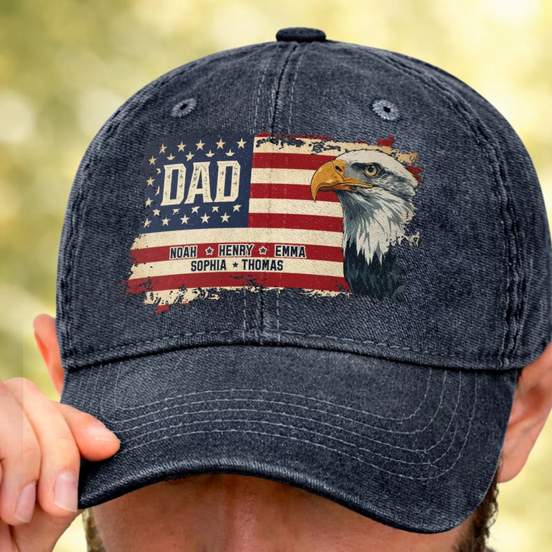 Custom Cap - Personalized Father's Day Birthday Gifts For Dad, Grandpa - Dad Mode Never Ends