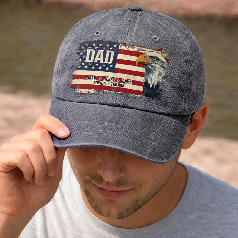 Custom Cap - Personalized Father's Day Birthday Gifts For Dad, Grandpa - Dad Mode Never Ends