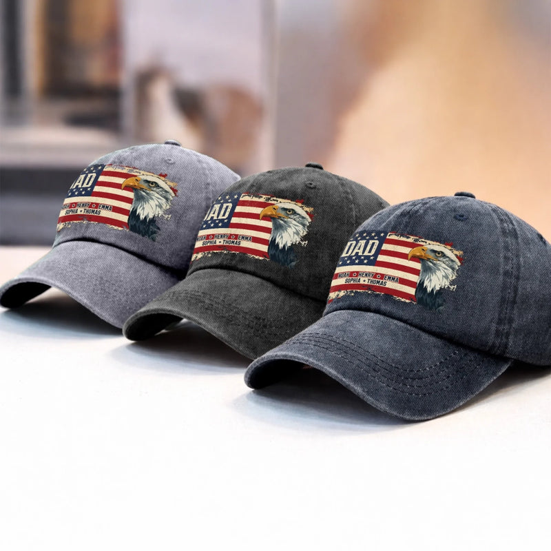 Custom Cap - Personalized Father's Day Birthday Gifts For Dad, Grandpa - Dad Mode Never Ends