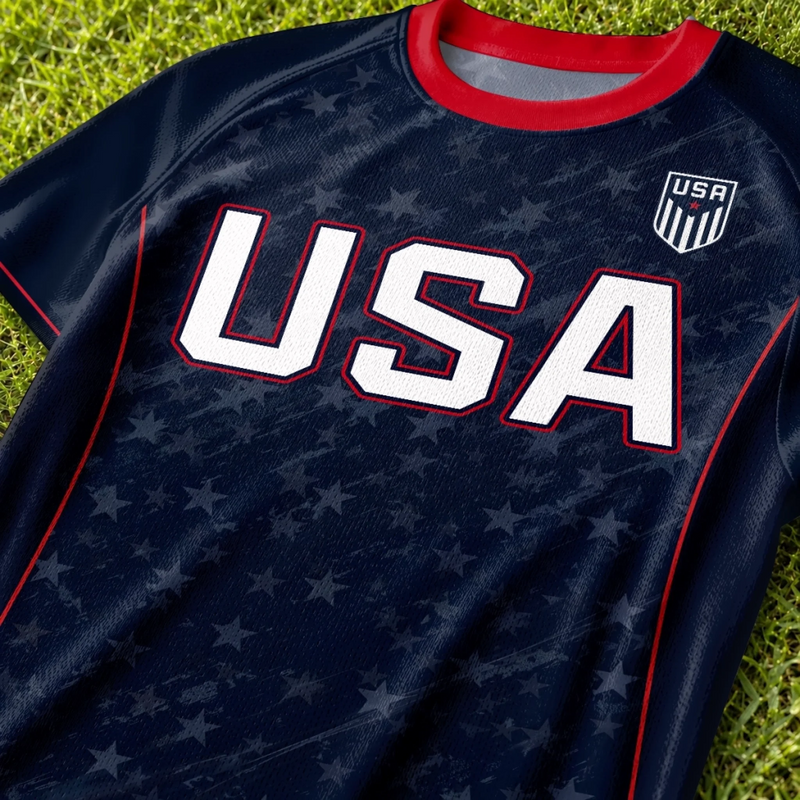 Custom Men's USA 2026 Jersey Shirt - Personalized Birthday Gifts For Soccer Lovers, Sports Fans, Sports Lovers - Living That Soccer Life