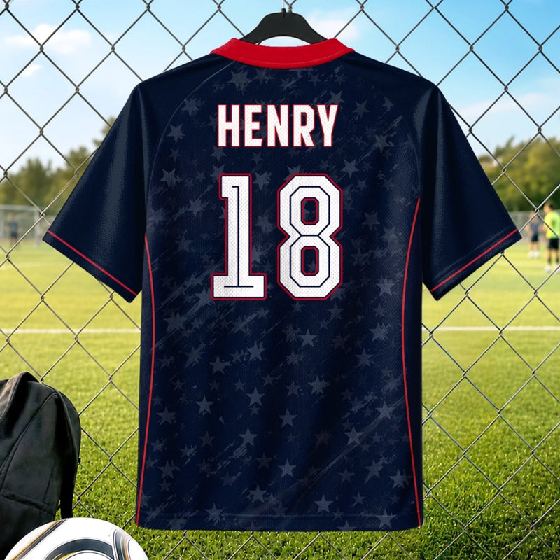 Custom Men's USA 2026 Jersey Shirt - Personalized Birthday Gifts For Soccer Lovers, Sports Fans, Sports Lovers - Living That Soccer Life