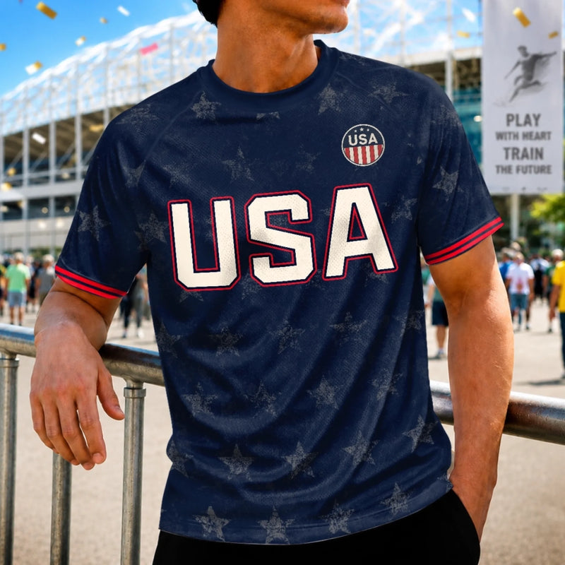 Custom Men's USA 2026 Jersey Shirt - Personalized Birthday Gifts For Soccer Lovers, Sports Fans, Sports Lovers - Glory In Every Stitch