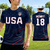 Custom Men's USA 2026 Jersey Shirt - Personalized Birthday Gifts For Soccer Lovers, Sports Fans, Sports Lovers - A True Champion Is Born