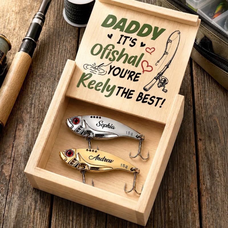 Custom Fishing Lure - Personalized Father's Day Fishing Gifts For Fisherman, Dad, Grandpa - Lake Days Best Days