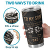 Custom Tumbler - Personalized Father's Day Birthday Gifts For Son - Son You Make Me Proud Every Day