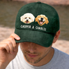 Custom Photo Cap - Personalized Birthday Gifts For Dog Cat Lovers, Dog Dad And Mom, Cat Owners - Blessed With The Best Company