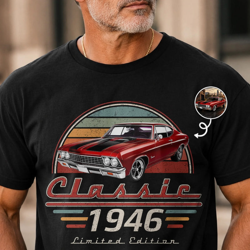 Custom Photo T-shirt, Hoodie - Personalized Father's Day Birthday Gifts For Dad, Grandpa, Family, Yourself - Garage Time Is Dad Time