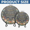 Custom Round Shaped Stone With Stand - Personalized Retirement Gifts For Women, Men - The Best Is Yet To Come