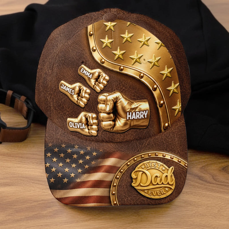 Custom Cap - Personalized Father's Day Birthday Gifts For Dad, Grandpa - Every Great Family Has A Great Dad