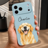 Custom Photo Leather Phone Case - Personalized Birthday Gifts For Dog Cat Lovers, Dog Dad And Mom, Cat Owners - Living That Proud Pet Life