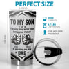 Custom Tumbler - Personalized Father's Day Birthday Gifts For Son - My Son My Greatest Adventure