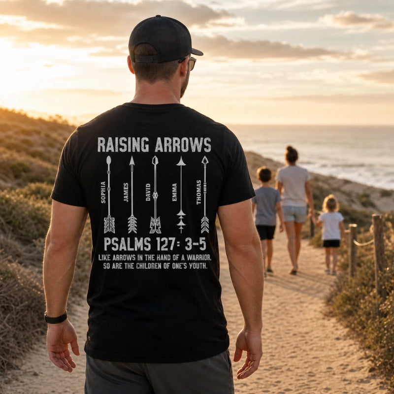 Custom Christian T-shirt, Hoodie - Personalized Father's Day Birthday Gifts For Dad, Grandpa - Made By Love Raised By Dad