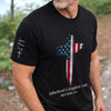 Custom Unisex T-Shirt With Design On Sleeve - Personalized Father's Day Birthday Gifts For Dad, Grandpa - Dad Makes Ordinary Days Special