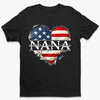 Custom T-shirt, Premium T-shirt, Hoodie - Personalized 4th Of July Gifts For Mom, Grandma - Blessed With Generations Of Love