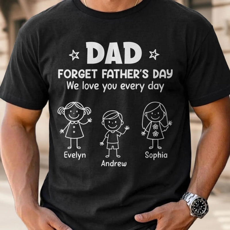 Custom T-shirt, Hoodie - Personalized Father's Day Birthday Gifts For Dad, Grandpa - The Dad Everyone Wishes They Had