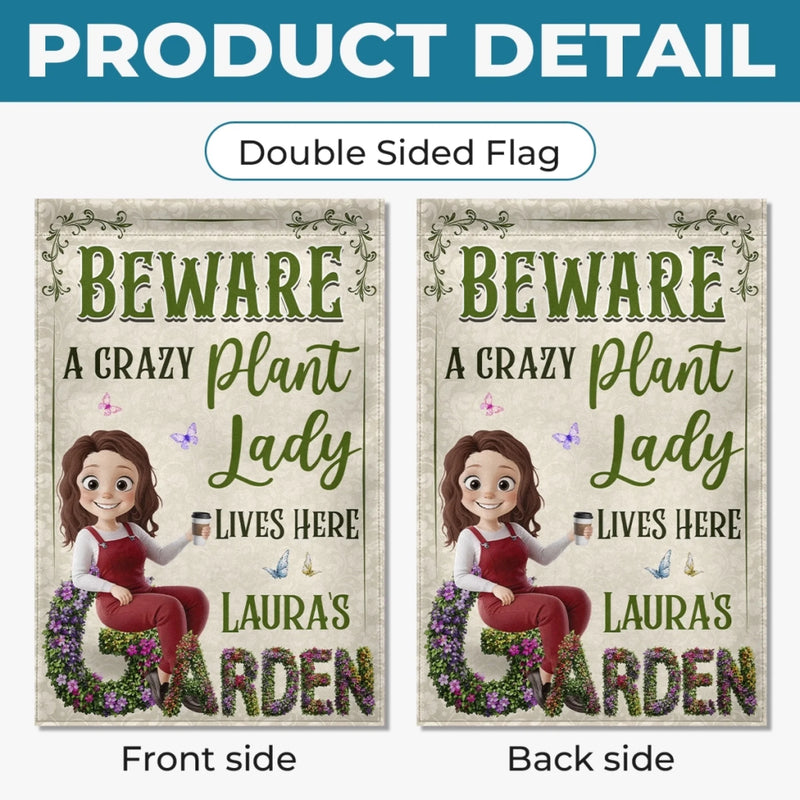 Custom Flag - Personalized Birthday Garden Gifts For Gardeners - Greeting You With Fresh Blooms