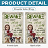 Custom Flag - Personalized Birthday Garden Gifts For Gardeners, Dog Lovers - Her Spoiled Pups, Her Paradise