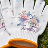Custom Gardening Gloves - Personalized Birthday Garden Gifts For Gardeners - A Little Piece Of Paradise