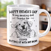 Custom Photo Mug - Personalized Father's Day Birthday Gifts For Dog Cat Lovers, Dog Dad, Cat Owners - To The Amazing Dad