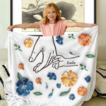 Mom, You Are My Hero - Family Personalized Custom 3D Inflated Effect Printed Blanket - Mother's Day, Gift For Family