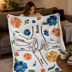 Mom, You Are My Hero - Family Personalized Custom 3D Inflated Effect Printed Blanket - Mother's Day, Gift For Family