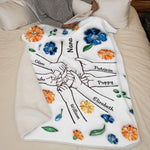 Mom, You Are My Hero - Family Personalized Custom 3D Inflated Effect Printed Blanket - Mother's Day, Gift For Family