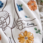 Mom, You Are My Hero - Family Personalized Custom 3D Inflated Effect Printed Blanket - Mother's Day, Gift For Family
