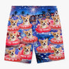 Custom Photo Tropical Hawaiian Aloha Men Beach Shorts - Personalized Summer Vacation And Travel Gifts For Dog Cat Lovers, Dog Dad And Mom, Cat Owners - Home of the Paws