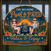 Custom Wood Sign - Personalized Summer Vacation And Travel Gifts For Husband And Wife, Him And Her - Chasing Golden Hours Together