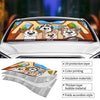 Custom Auto Windshield Sunshade, Car Window Protector - Personalized Birthday Gifts For Dog Cat Lovers, Dog Dad And Mom, Cat Owners - Paws Make Life Better