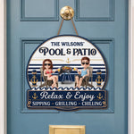 Custom Wood Sign - Personalized Summer Vacation And Travel Gifts For Couple, Husband, Wife - Our Favorite Coastal Escape