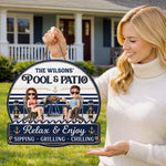 Custom Wood Sign - Personalized Summer Vacation And Travel Gifts For Couple, Husband, Wife - Our Favorite Coastal Escape