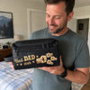 Custom Leather Toiletry Bag - Personalized Father's Day Birthday Gifts For Dad, Grandpa - Dad’s Love Never Fades