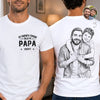 Custom Photo Unisex T-shirt - Personalized Father's Day Birthday Gifts For Dad, Grandpa - Reserved For My Favorite