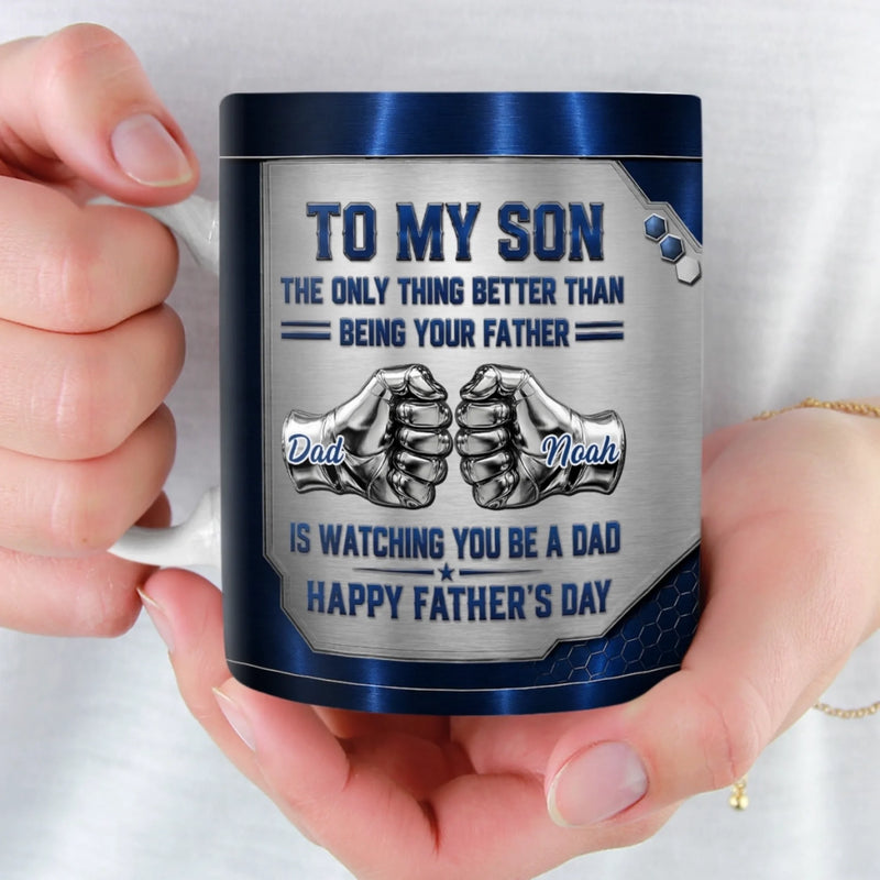 Custom Mug - Personalized Father's Day Birthday Gifts For Son - Son You Are My Greatest Pride
