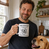 Custom Photo Mug - Personalized Father's Day Birthday Gifts For Dog Cat Lovers, Dog Dad, Cat Owners - To The Amazing Dad