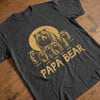 Custom T-shirt, Hoodie - Personalized Father's Day Birthday Gifts For Dad, Grandpa - This Bear Loves His Cubs