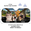 Custom Auto Windshield Sunshade, Car Window Protector - Personalized Birthday Gifts For Dog Cat Lovers, Dog Dad And Mom, Cat Owners - Where Paws Go, Joy Follows