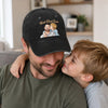 Custom Photo Cap - Personalized Father's Day Birthday Gifts For Dad, Grandpa - The Best Memories Start With Dad
