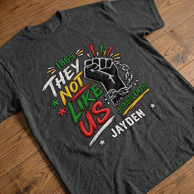 Custom T-shirt, Hoodie – Personalized Juneteenth Gifts For Men, Women – Freedom Runs Through Our Roots