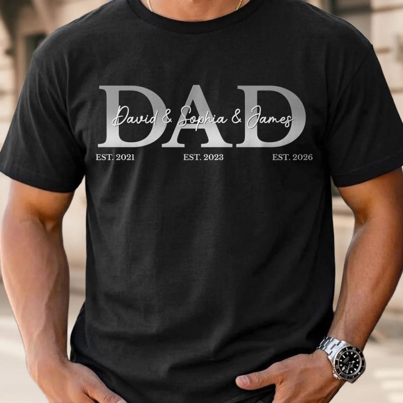 Custom T-shirt, Hoodie – Personalized Father's Day Birthday Gifts For Dad, Grandpa –  Dad Is My Greatest Blessing