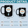 Custom Black Mug - Personalized Father's Day Birthday Gifts For Dad, Grandpa - The Blackfather