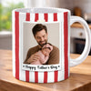 Custom Photo Accent Mug - Personalized Father's Day Birthday Gifts For Dad, Grandpa - Capturing His Proudest Moments