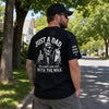 Custom Back Printed Shirt - Personalized  Father's Day Birthday Gifts For Dad, Grandpa - Just A Dad