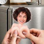 Custom Photo Squishy Acrylic Fridge Magnet – Personalized Anniversary Wedding Gifts For Women – Thanks For Putting Up With Me